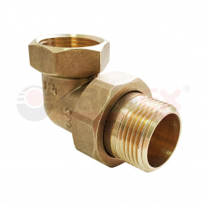 VF.098.L.100 Valfex Сгон разъемный угловой (внутр.-наруж.)