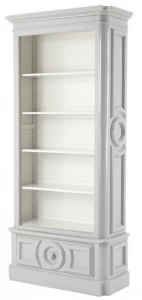 Стеллаж для книг серый Elegancia PUSHA EICHHOLTZ 062469 Белый