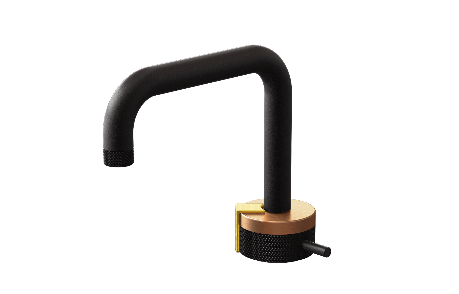 E-11500-R1BRG-L2BAU-BK Однорычажный прогрессивный смеситель для раковины - излив 15,3см GRAFF MOD+