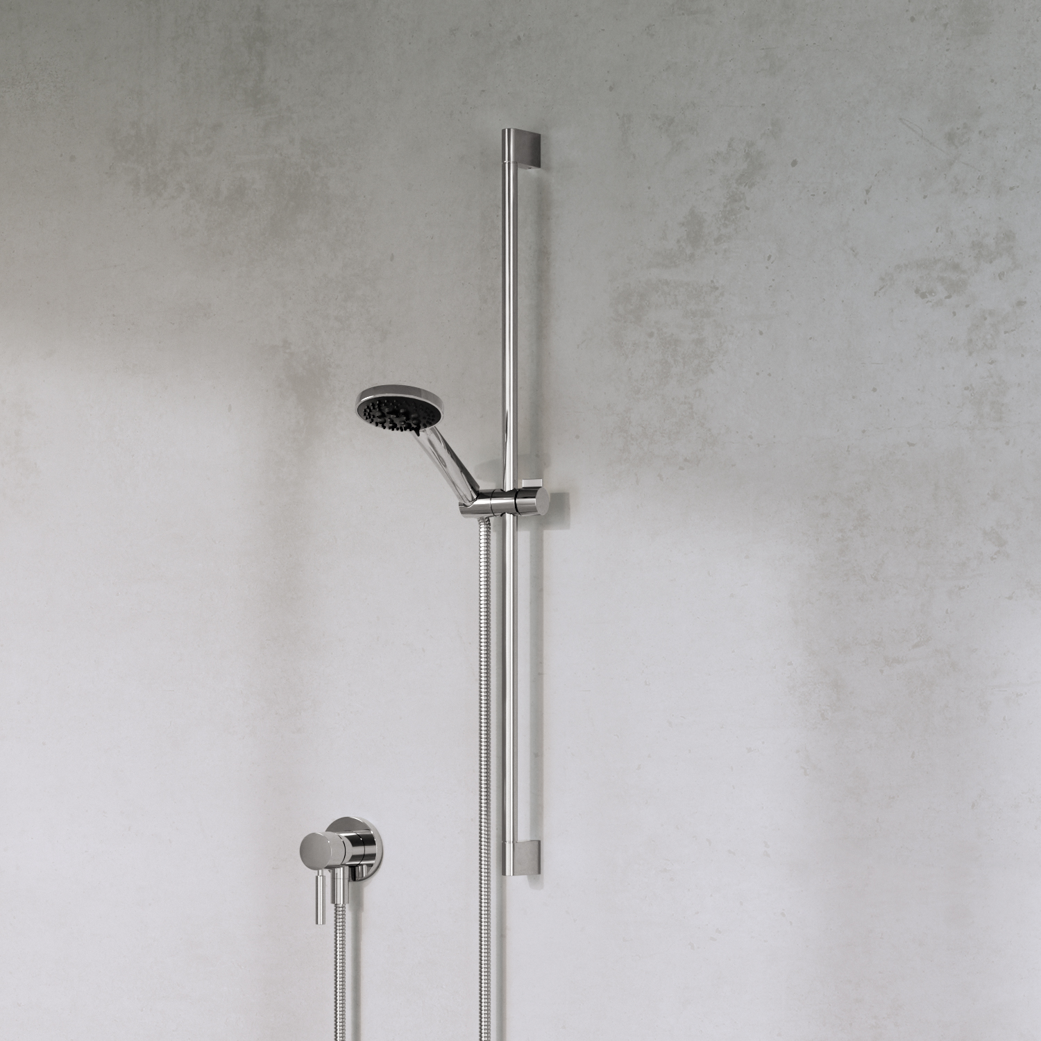 Однорычажный смеситель скрытого монтажа со встроенным душем и душевым набором - Матовая бронза DornBracht WATER Setcontaining1articles - Вид №1