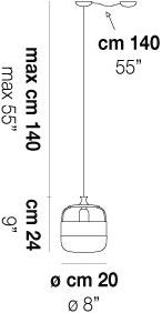 Vetreria Vistosi Подвесной светильник Futura sun-id-1473238 - Вид №7