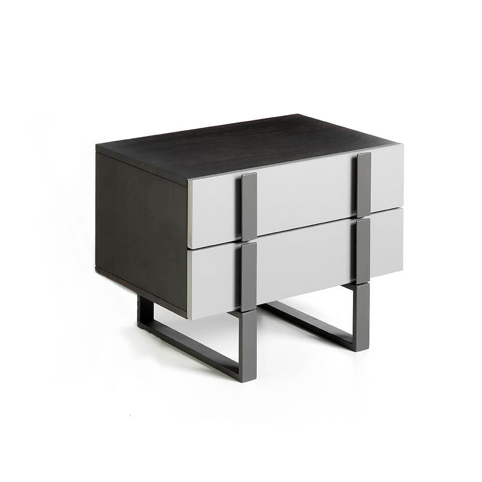 074225 Тумбочка прикроватная -H-GRIS Angel Cerda CP1706 