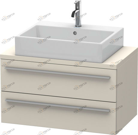 XL540709191 X-Large Тумбочка для компактной консоли Серо-коричневый декор Duravit