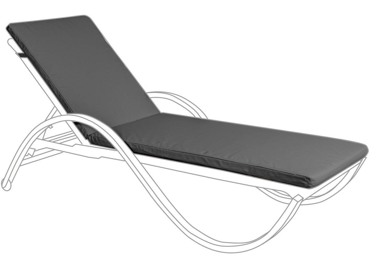 68.00.0393 Bow Twist шезлонг oyster / серый камень Mbm - Вид №4