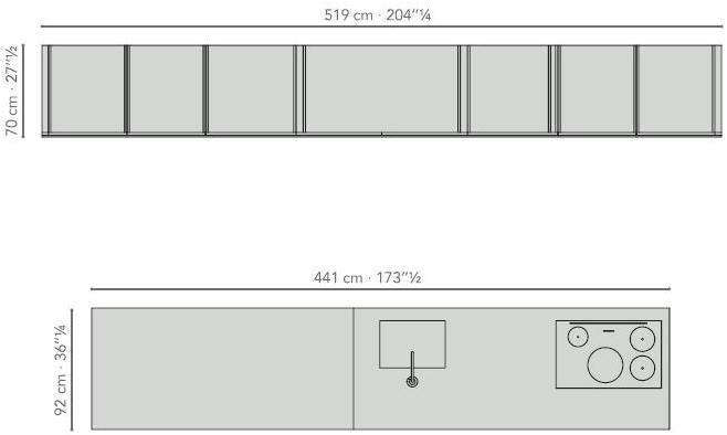 TM Italia Cucine Скрытая кухня D90 sun-id-1417898 - Вид №5