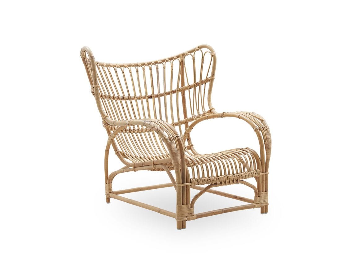 Кресло из ротанга с подлокотниками Sika Design ICONS ARCH-00047701