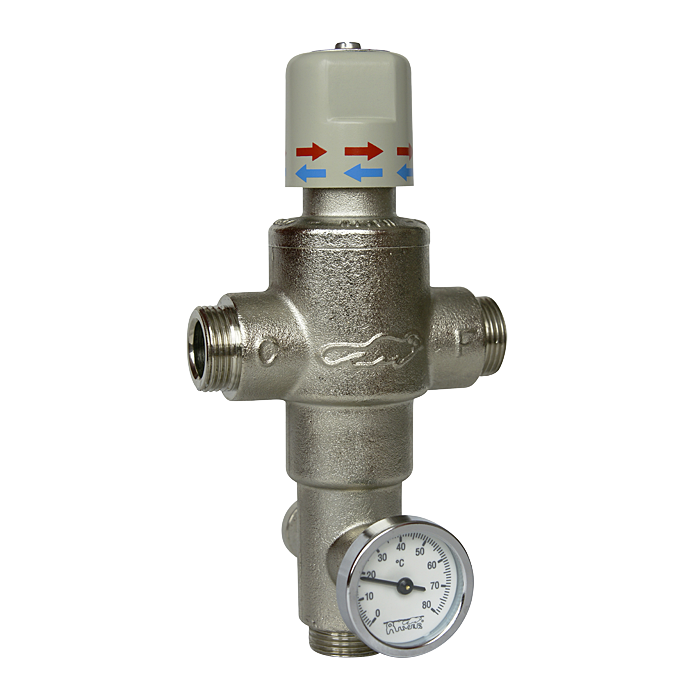 09090 Tермостатический вентиль 5/4“ (82л/мин.) SANELA 