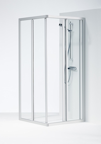 609581 IFO Душевая перегородка SVH NK, алюминиевый профиль, прозрачное стекло, SVH NK 900 x 700 Solid