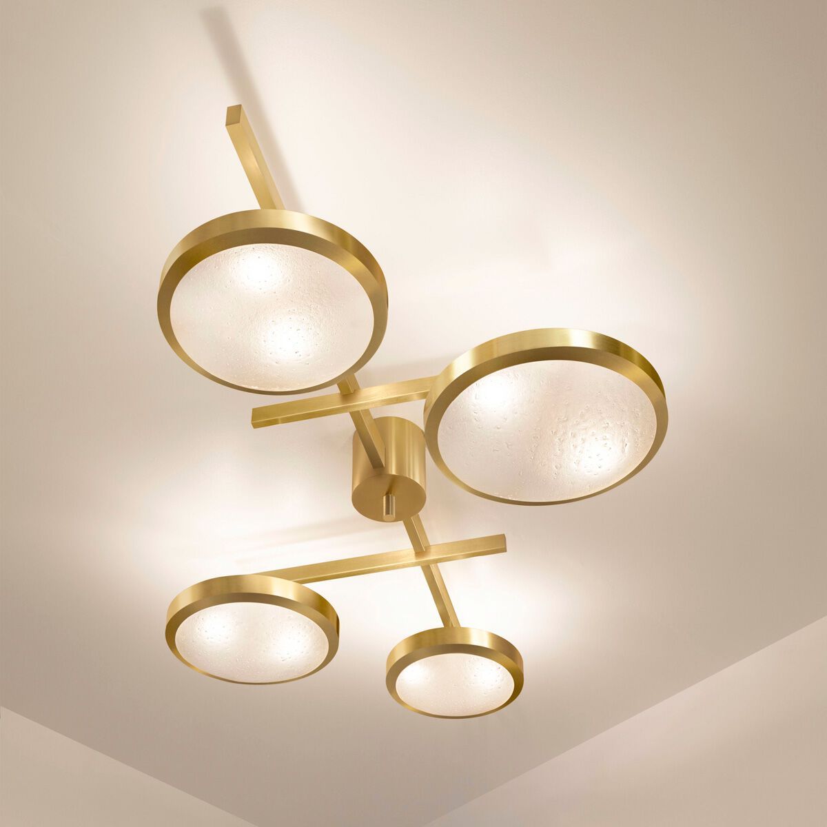 Латунный потолочный светильник GASPARE ASARO TETRIX ARCH-00150871 - Вид №12