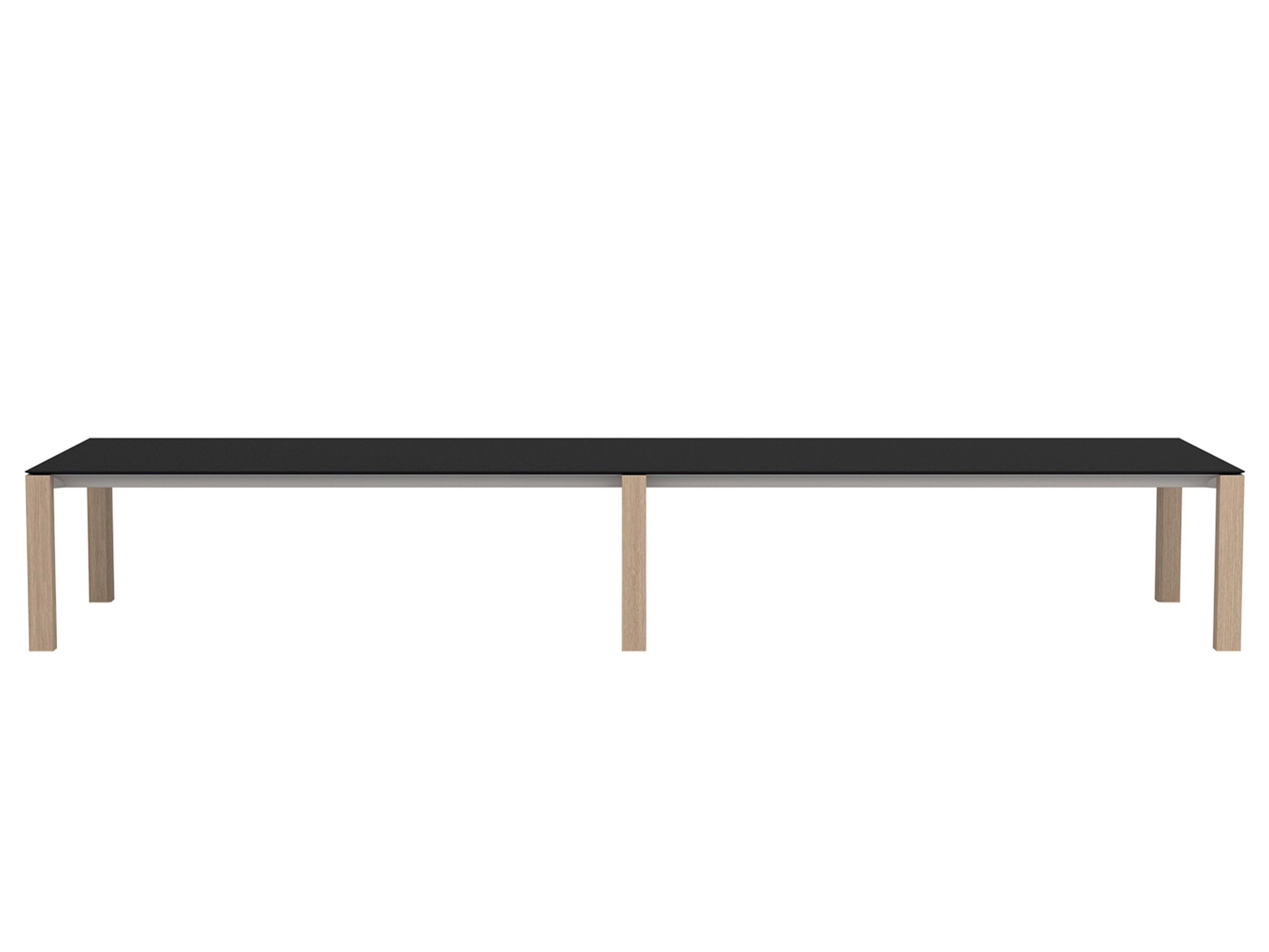 Прямоугольный стол для совещаний из алюминия и дерева Andreu World ARCH-00000611