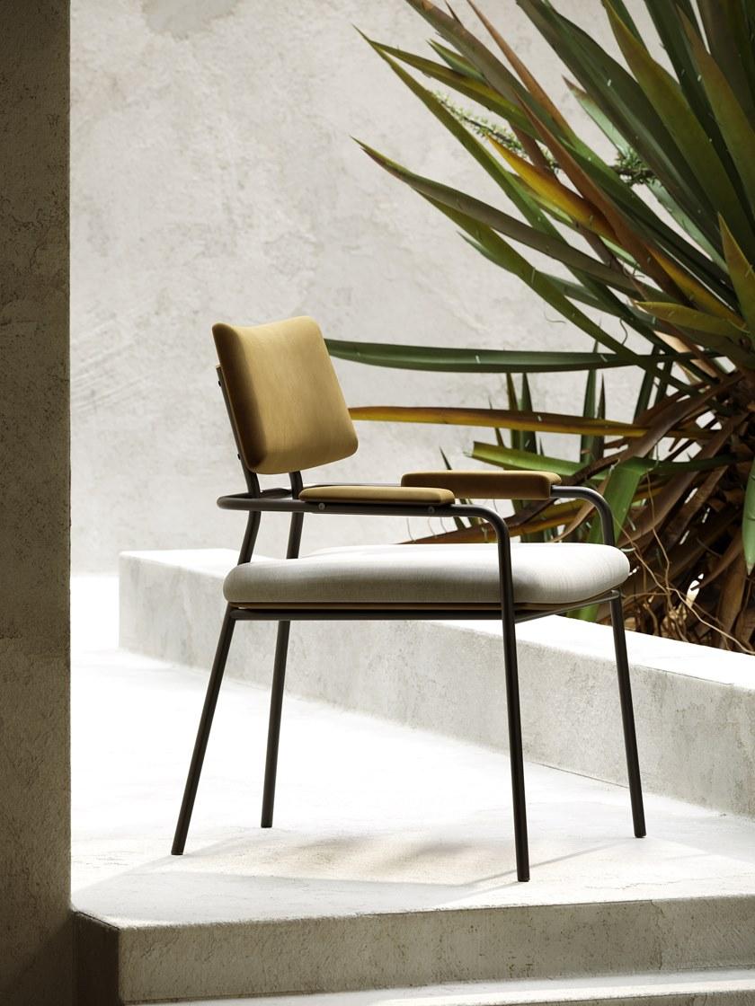 Domkapa Стул из стали с подлокотниками Stranger sun-id-1390928 - Вид №5