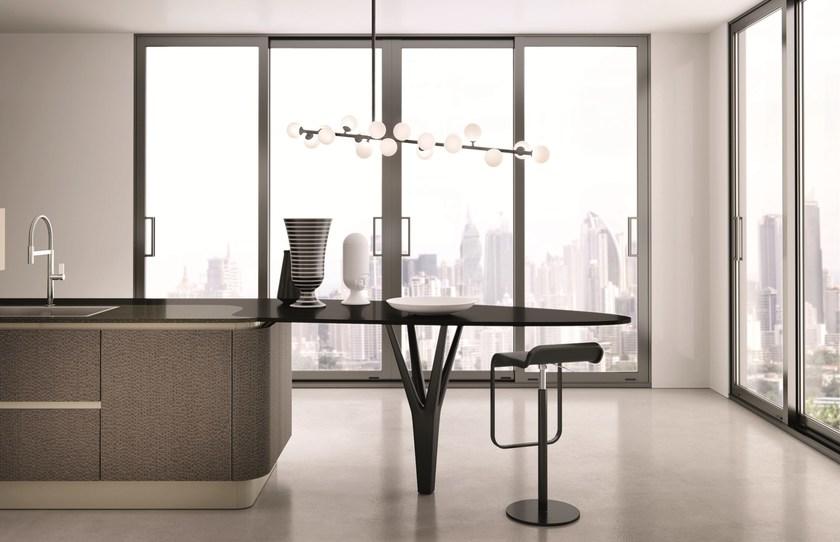 Aster Cucine Лакированная кухня с островом Domina sun-id-1371709 - Вид №4