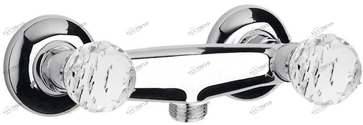 Rubinetteria Giulini Смеситель для душа на 2 отверстия Odessa crystal F3907/s