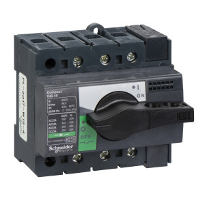 28900 Рубильник Interpact INS 40А 3P, фронтальное исполнение Schneider Electric Compact
