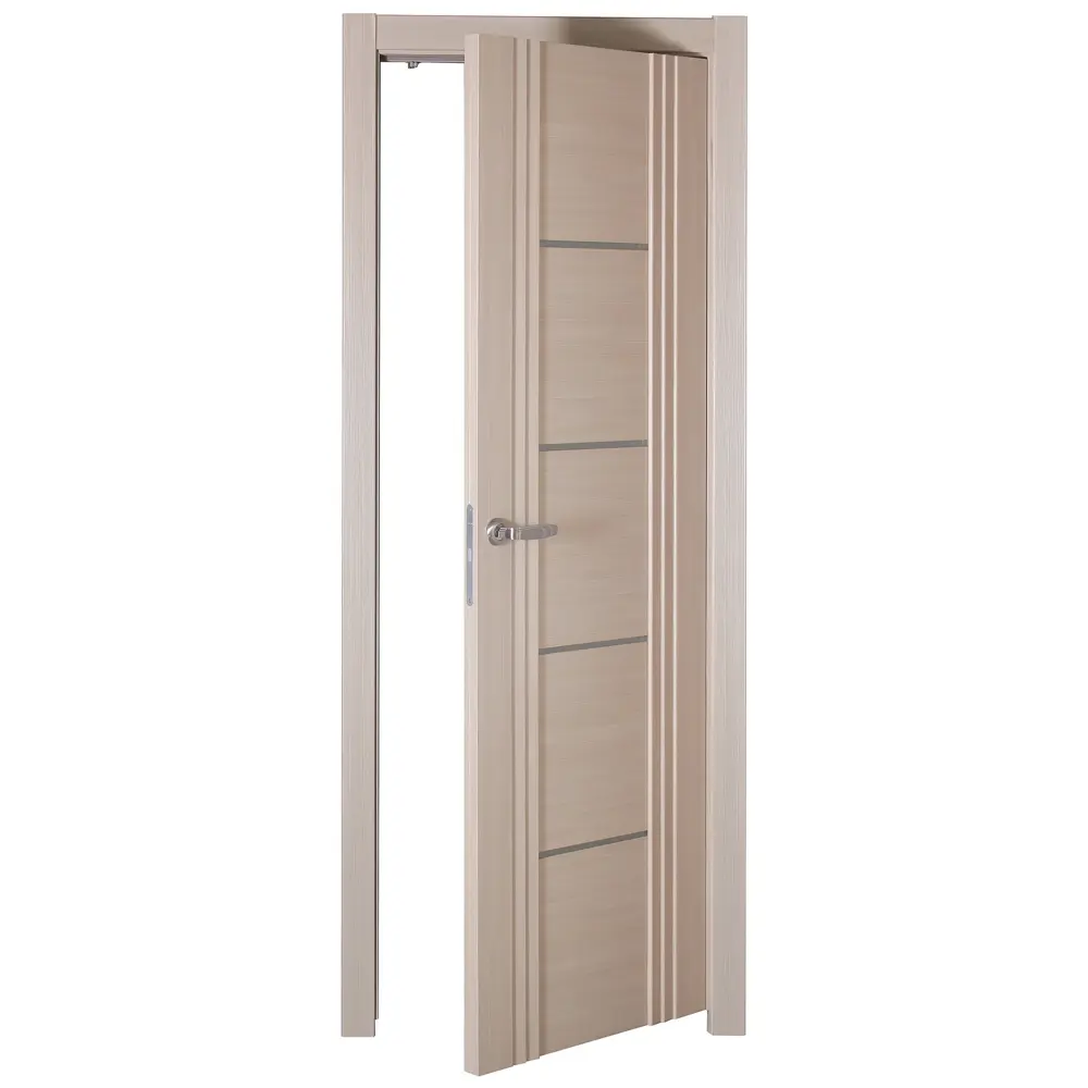 Дверь межкомнатная Селект глухая ПВХ цвет эшвуд 90x200 см (с замком) BELWOODDOORS STLM-2045238 - Вид №4