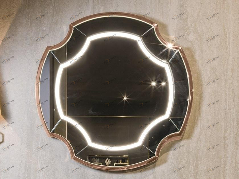 Longhi Настенное зеркало со встроенной подсветкой Loveluxe 2018 – illusion collection Y 388