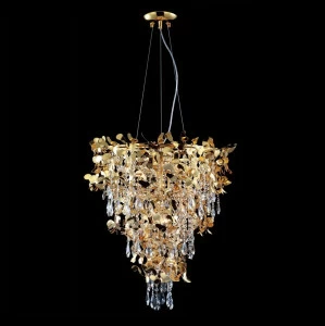 Подвесная люстра Crystal Lux Romeo SP10 Gold D600 CRYSTAL LUX ДИЗАЙНЕРСКИЕ, ROMEO 058049 Золотой