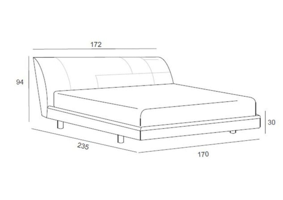 Двуспальная кровать Voltan Престиж ARCH-00014280 - Вид №2