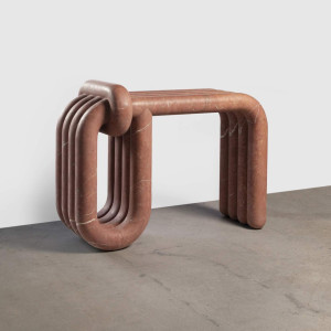 Мраморный консольный стол