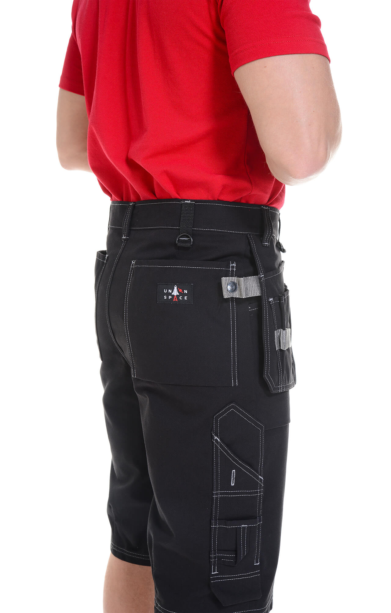 62884 Шорты  черные Union Space  Летняя спецодежда  размер 56-58/170-176  - Вид №9