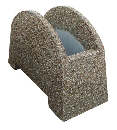 11295 Вазон-ограждение СОФИЯ, вазон бетонный цветочный LAB.Space  - Вид №2