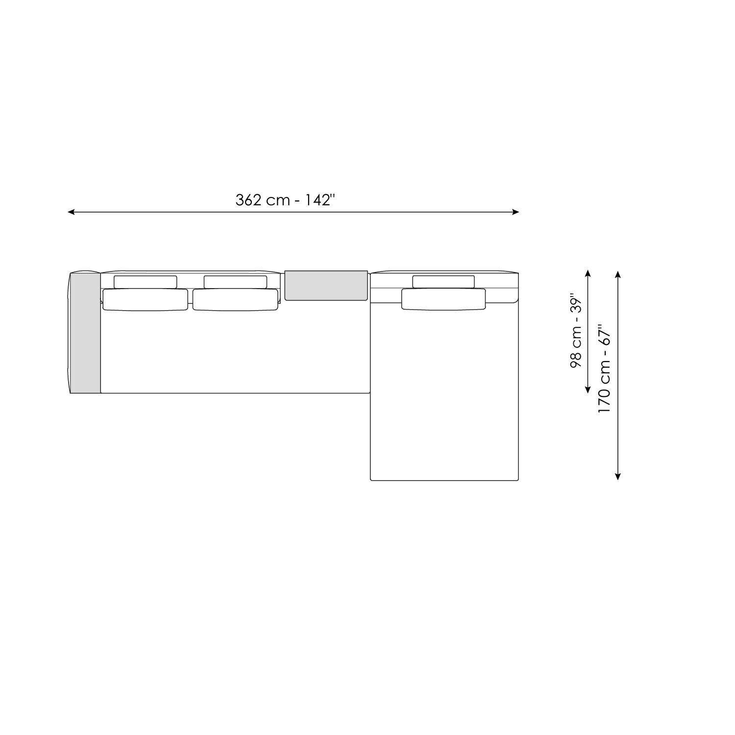 Ткань диван BONALDO LIAM ARCH-00067700 - Вид №20
