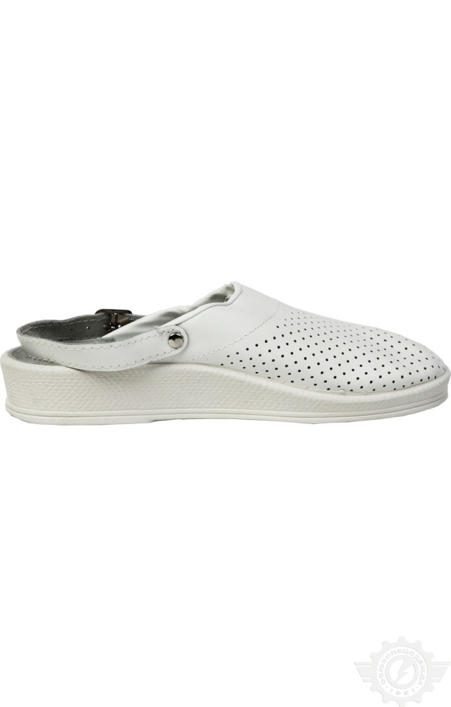 61794 Туфли Сабо мужские белые  Медицинская обувь размер 41 Спецодежда  - Вид №4