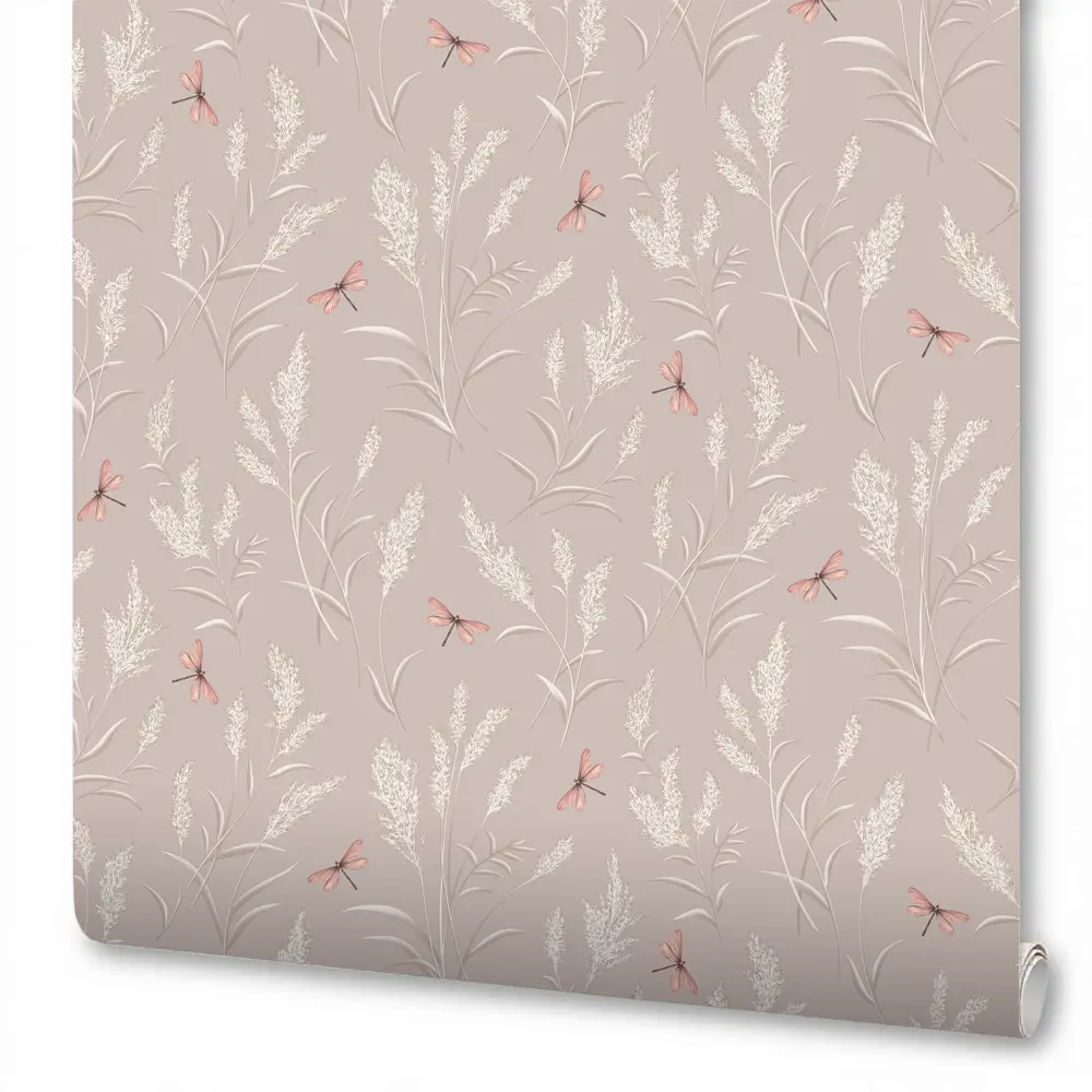 Обои флизелиновые Wallsecret Leto коричневые 1.06 м 8914-26 STLM-2212175