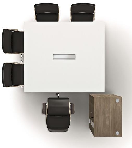 Quadrifoglio Прямоугольный стол для совещаний X7 sun-id-1504870 - Вид №2