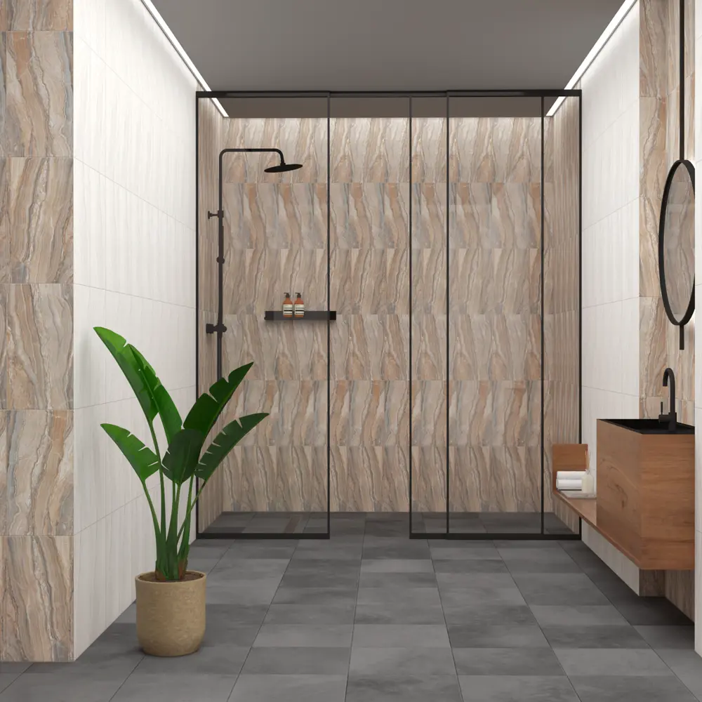 Панель ПВХ Тиберио темный 2700x250x8 мм 0.675 м² 89456582 STLM-2097263 VENTA  - Вид №1
