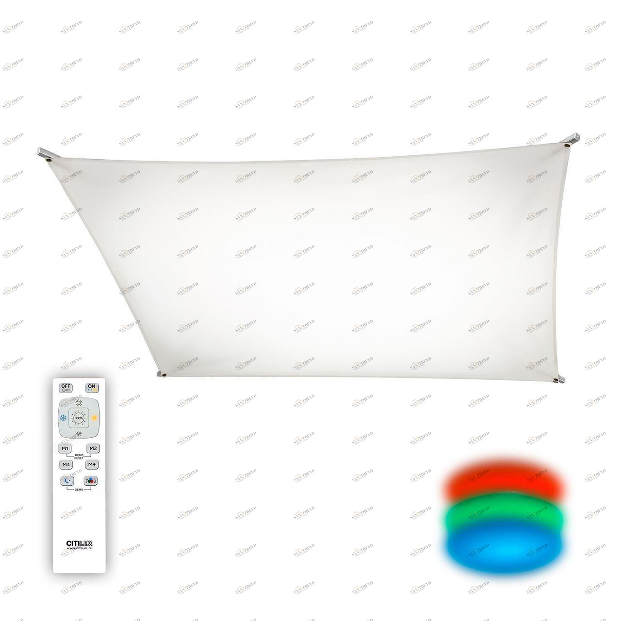 Потолочный светодиодный светильник Citilux Сити-Арт CL70111R80 CITILUX СИТИ-АРТ 276660 Белый 