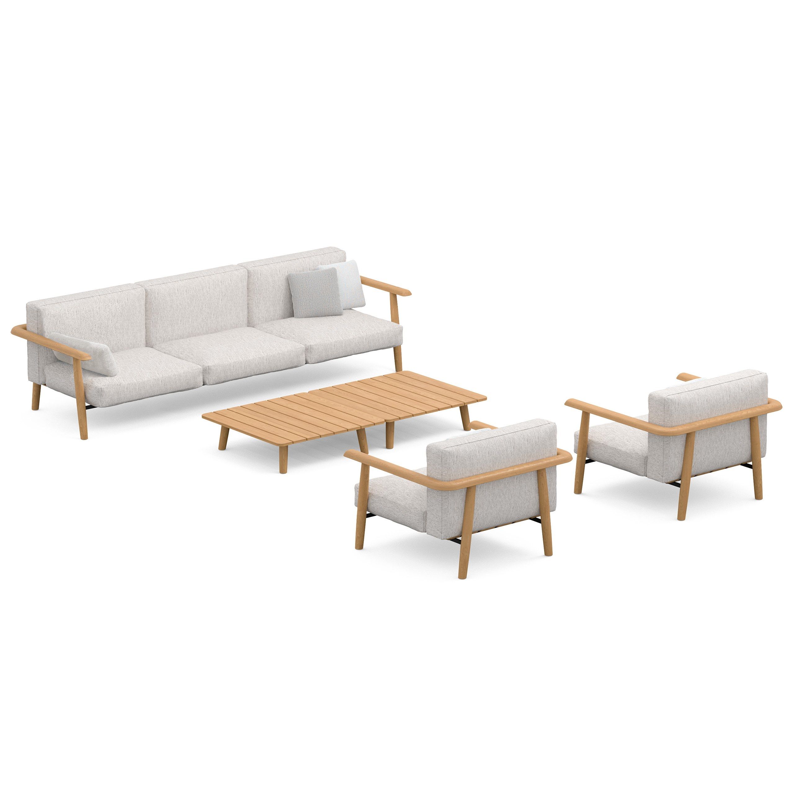 3-местный тканевый садовый диван Royal Botania Mambo Lounge ARCH-00120261 - Вид №7