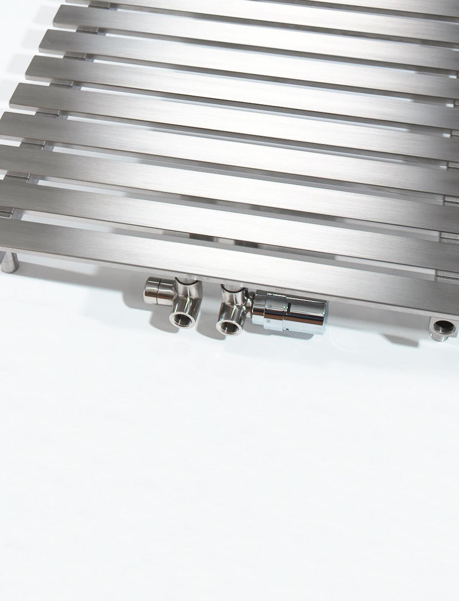 Полотенцесушитель Hammam APOLLON Stainless steel  комбинированный; электрический или водяной Сталь  - Вид №36