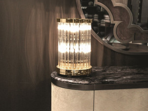 Хрустальная настольная лампа