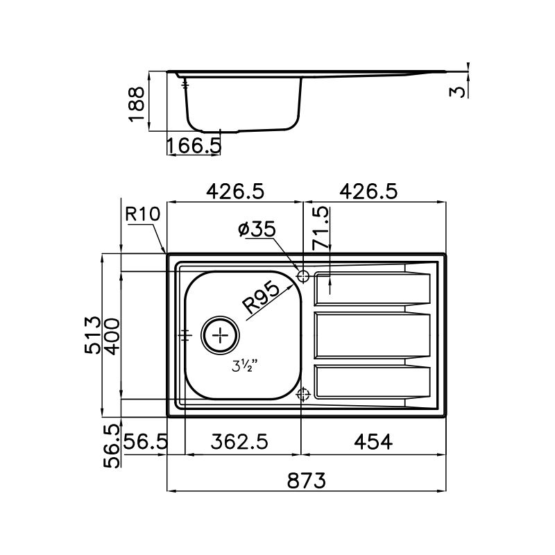 1975 96x Раковина Foster Marine 1975 96x Fosterspa 197596x - Вид №1