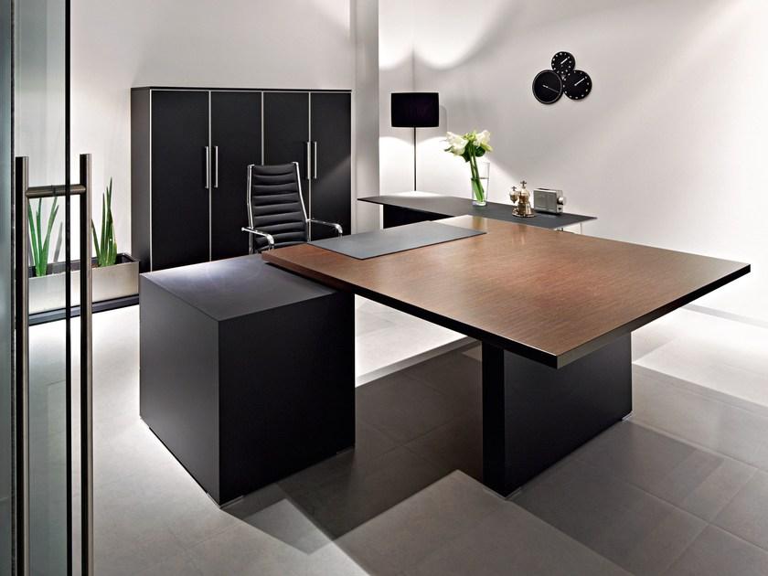 Sinetica Угловой модульный письменный стол из дерева Ego sun-id-1361366 - Вид №5