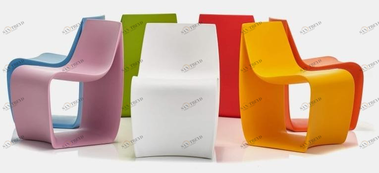 MDF Italia Детский стул из полиэтилена Sign sun-id-1485494