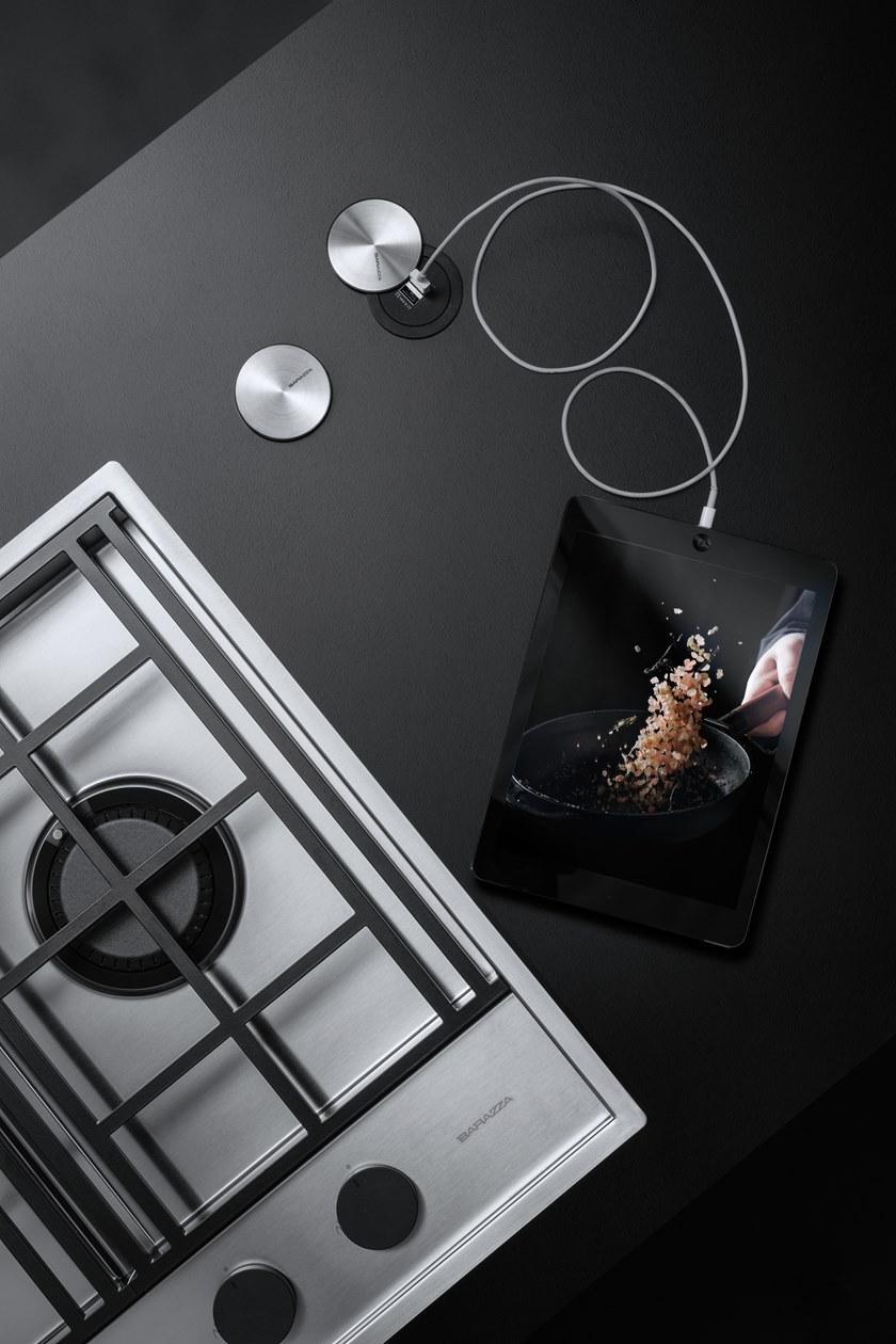 Barazza Газовая плита из нержавеющей стали Lab evolution 1ple2d - Вид №3