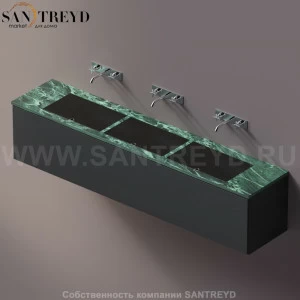 AELLM0CC32224VD Подвесная раковина настенная прямоугольная Agape Ell