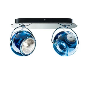 Светильник настенно-потолочный синий Fabbian D57G2331 FABBIAN  00-3882552 Синий