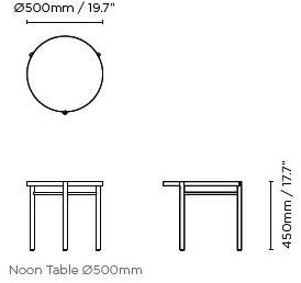 Ross Gardam Низкий круглый мраморный журнальный столик Noon sun-id-1380329 - Вид №5