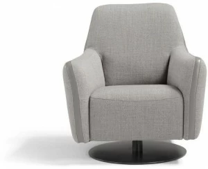Egoitaliano Вращающееся кресло из ткани с подлокотниками Felicity
