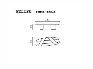 Деревянный садовый столик CPRN HOMOOD Shapes Outdoor ARCH-00140099 - Вид №2
