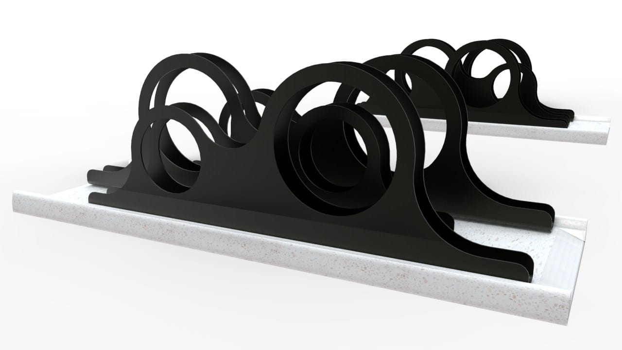 Стойка для велосипедов из оцинкованной стали Viscio Urban Design DUNE ARCH-00050149 - Вид №23