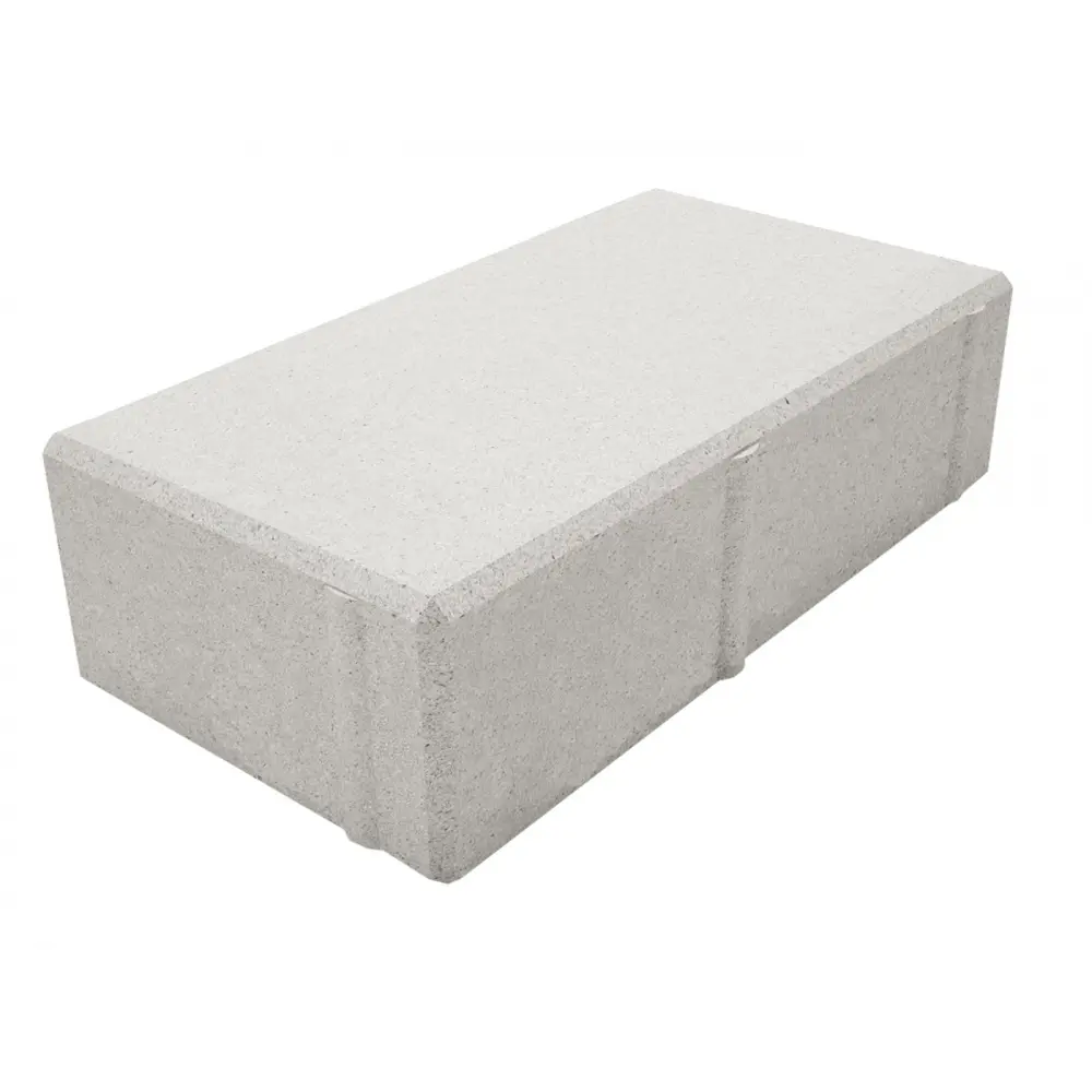 Плитка тротуарная Призма 200x100x80 мм цвет серый 85263199 STLM-2127355 Santreyd 