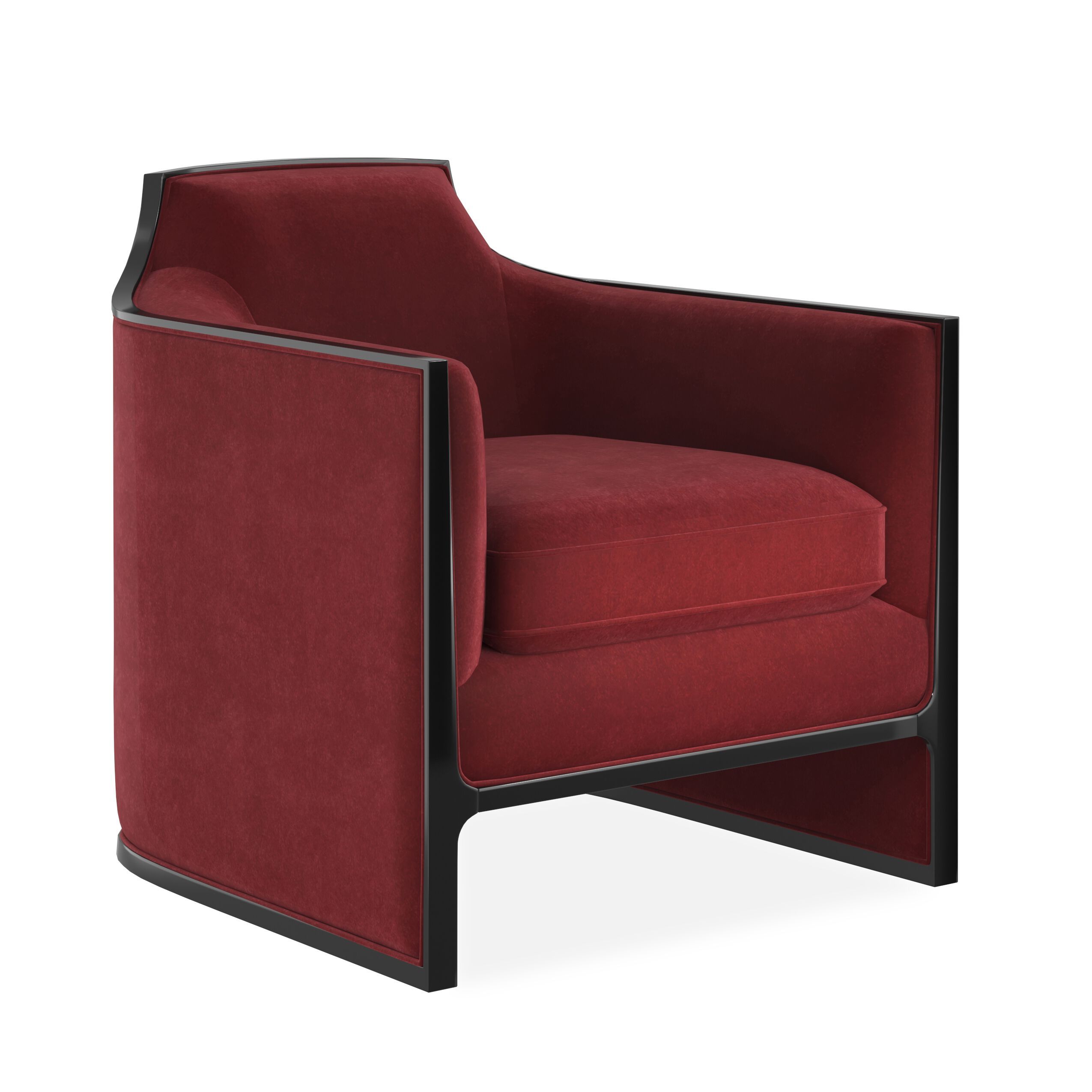 Тканевое вращающееся кресло с подлокотниками Caracole THE CAT'S MEOW ARCH-00010174 - Вид №3