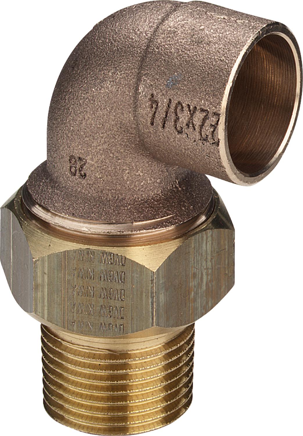 Viega Соединительный элемент резьбовой разъемный 90° 94098G (144098) 144 098
