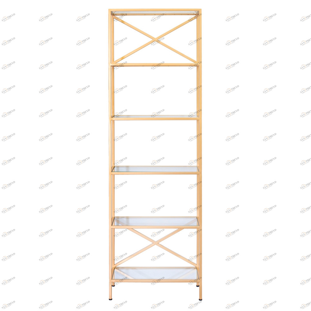 Стеллаж открытый золото "Равенна" FOR MISS  263945 Золото 