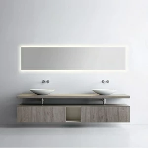 Комбинация ванной комнаты S105 в отделке WORLD Mineralmarmo / Venato Perla MILLDUE SINTESI