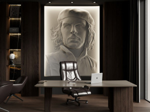 Трехмерная декоративная гипсовая панель